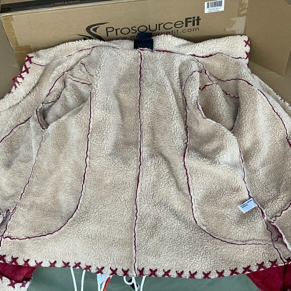 Torrid Suede Hoodie Jacket Size 2 18/20 - Picture 12 of 13